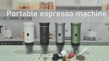 ☕ Máquina de Café Portátil 3 en 1 – Espresso en cualquier lugar