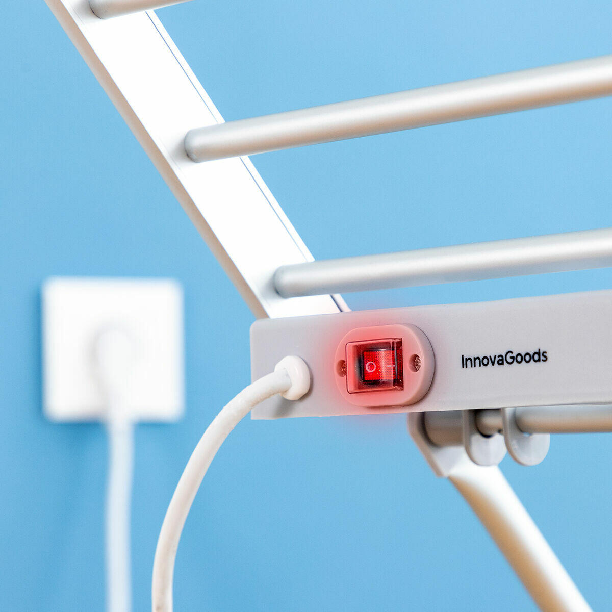 💥 Tendedero Eléctrico Plegable con Alas Drywing InnovaGoods 20 Barras 230 W