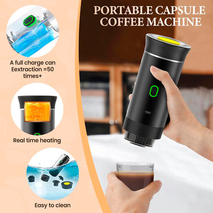 ☕ Máquina de Café Portátil 3 en 1 – Espresso en cualquier lugar