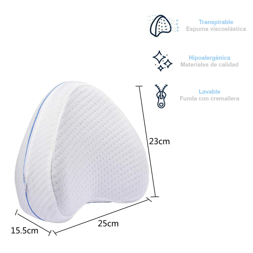 PACK 2 ALMOHADAS ERGONÓMICAS PIERNAS Y CADERA