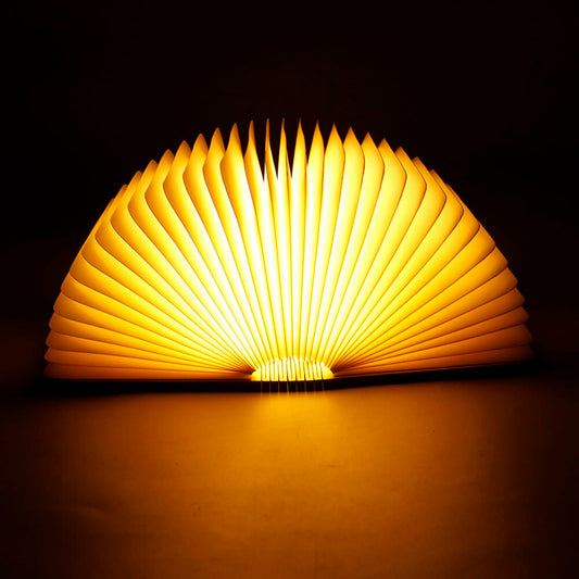 📖🌟 Lámpara Libro LED de Madera – Luz y Decoración Única